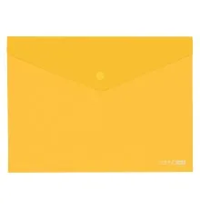 Папка - конверт Economix А5 180 мкм прозрачная, фактура "глянец", желтая (E31316-05)