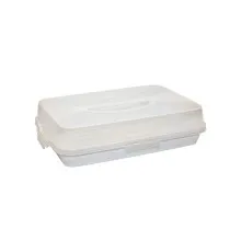 Тортівниця Irak Plastik прямокутна Біла (5470)