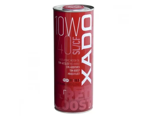 Моторна олива Xado 10W-40 SL/CF, Red Boost 1 л (XA 26144)