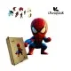 Пазл Ukropchik деревянный Супергерой Спайди size - M в коробке с набором-рамкой (Spider-Man Superhero A4)