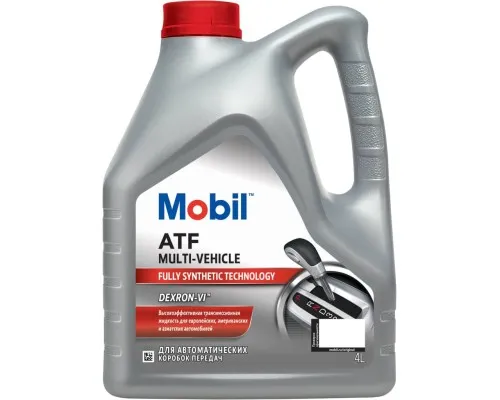 Трансмісійна олива Mobil ATF Multi-Vehicle, 4л (74743)