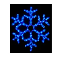 Гірлянда Delux Motif flash Snowflake 55 см синій IP44 EN (90012964)