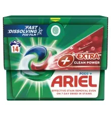 Капсули для прання Ariel Pods All-in-1 + Сила екстраочищення 14 шт. (8700216296755)