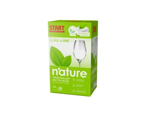 Таблетки для посудомоечных машин Start Nature Экологические 30 шт. (4820207100305)