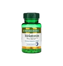 Амінокислота Nature's Bounty Мелатонін швидкого вивільнення, 5 мг, Melatonin, 90 гелевих (NRT15745)