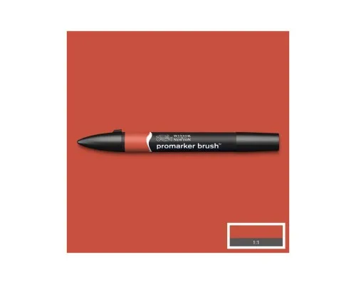 Маркер Winsor&Newton двосторонній Brushmarker, (R946) Помаранчевий палений (884955042649)