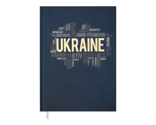 Тижневик Buromax недатований Ukraine, А5, темно-синій 288 сторінок (BM.2021-03)