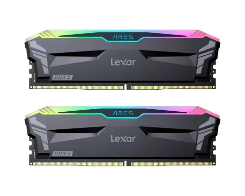 Модуль пам'яті для комп'ютера DDR5 32GB (2x16GB) 6800 MHz Ares RGB Black Lexar (LD5U16G68C34LA-RGD)