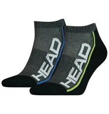 Шкарпетки Head Performance Sneaker 2 пари 791018001-002 Сірий/Чорний 35-38 (8718824970493)