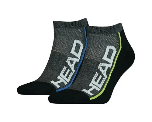 Шкарпетки Head Performance Sneaker 2 пари 791018001-002 Сірий/Чорний 35-38 (8718824970493)