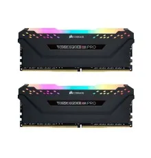 Модуль пам'яті для комп'ютера DDR4 32GB (2x16GB) 3200 MHz Vengeance RGB Pro Corsair (CMW32GX4M2E3200C16W)