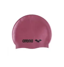 Шапка для плавання Arena Classic Silicone 91662-108 червоний, чорний Уні OSFM (3468337331384)