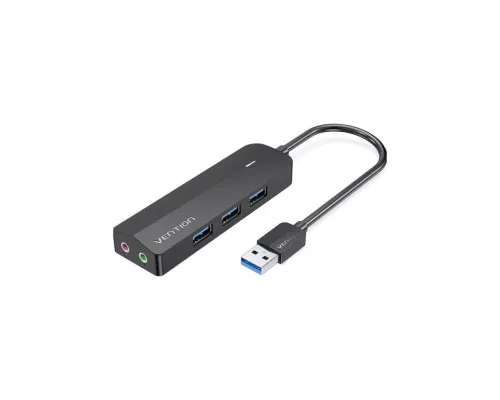 Концентратор Vention USB 3.0 to 3хUSB 3.0/2хTRS Audio/USB Micro 1.0m (CHIBF)