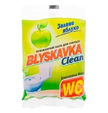 Туалетний блок Blyskavka Clean Зелене яблуко 37 г (4820055140805)