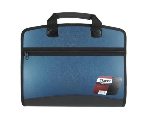 Папка - портфель Axent А4, 4 compartments, blue metallic (1621-12-А)