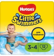 Підгузки Huggies Little Swimmer 3-4 (7-15 кг) 12 шт (36000183399)