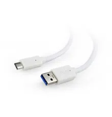 Дата кабель USB 3.0 AM to Type-C 0.5m Cablexpert (CCP-USB3-AMCM-W-0.5M)