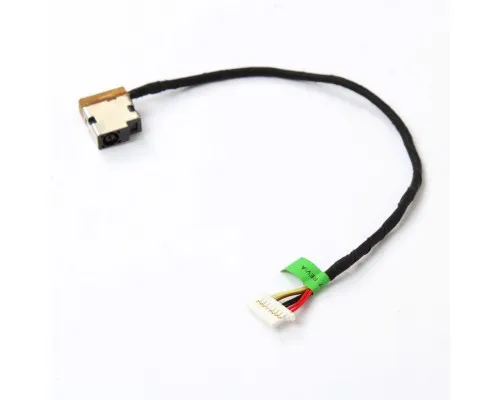 Разъем питания ноутбука с кабелем HP PJ852 (4.5mm x 3.0mm + center pin), 8(7)-pin, 12 см (A49090)