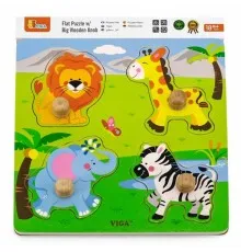 Розвиваюча іграшка Viga Toys Дикі тварини (50840)