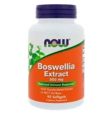 Трави Now Foods Босвеллия Екстракт, Boswellia Extract, 90 гелеві Капсул (NOW-04936)