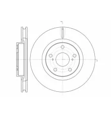 Гальмівний диск REMSA 61259.10