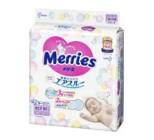 Подгузники Merries для новорожденных Merries NB 0-5 кг 90 шт (553088)