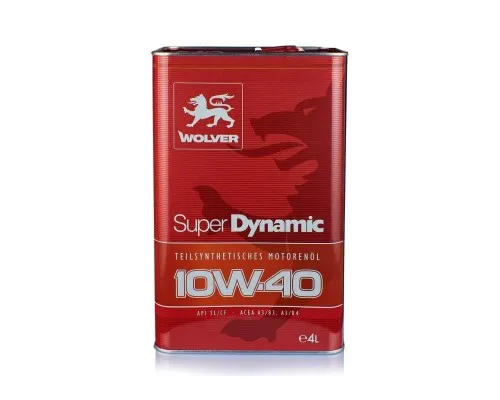 Моторна олива Wolver Super Dinamic 10W-40 4л (4260360940057)