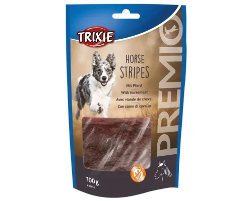Ласощі для собак Trixie Premio Horse Stripes із кониною 100 г (4011905318554)