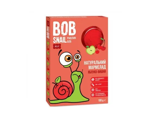 Мармелад Bob Snail Яблуко Вишня 108 г (4820219341246)