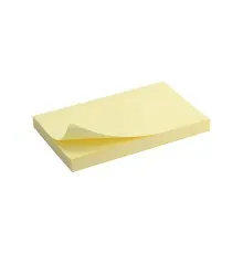Папір для нотаток Axent 75x125мм, 100 аркушів жовтий (D3316-01)