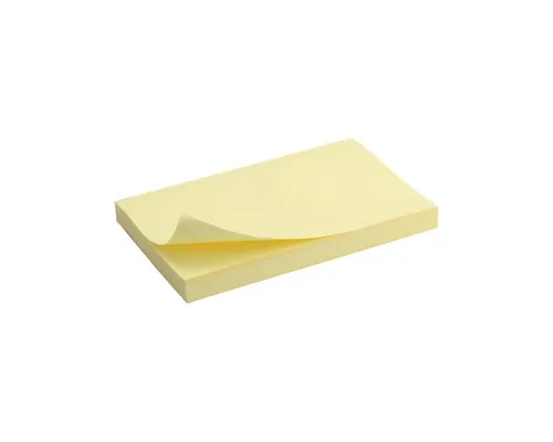 Папір для нотаток Axent 75x125мм, 100 аркушів жовтий (D3316-01)