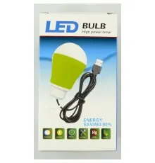 Світильник Dengos LED-BULB-5V5W-BLUE (USB з LED-лампочкою)