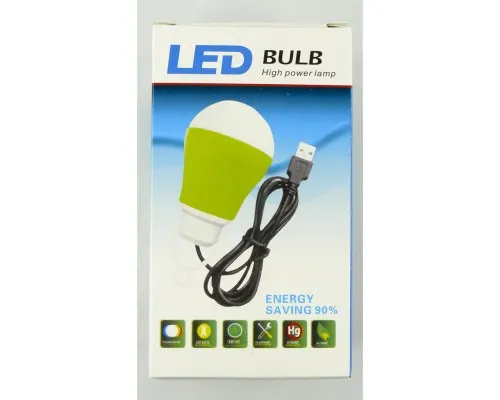 Світильник Dengos LED-BULB-5V5W-BLUE (USB з LED-лампочкою)