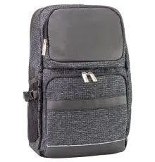 Рюкзак школьный Optima 18.5" Techno мужской 0.7 кг 6-15 л Серый (O96915-01)