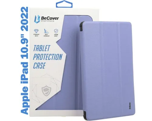 Чехол для планшета BeCover Soft Edge TPU mount Apple Pencil Apple iPad 10.9 2022 Purple (708494)