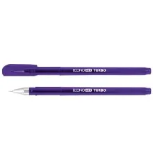 Ручка гелева Economix TURBO 0,5 мм, фіолетова (E11911-12)