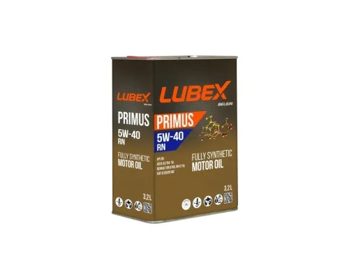 Моторное масло LUBEX PRIMUS RN 5w40 3,2л (034-1330-0632)