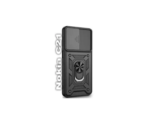 Чохол до мобільного телефона BeCover Military Nokia C21 Black (709994)