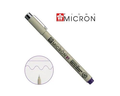 Лайнер Sakura Pigma Micron (0.1) 0,25 мм Фіолетовий (084511306332)