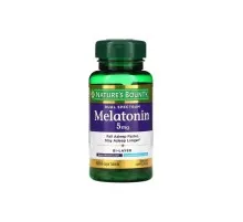 Амінокислота Nature's Bounty Мелатонін подвійного спектру, 5 мг, Melatonin Dual Spectrum, 60 таблев. (NRT53098)