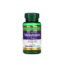Амінокислота Nature's Bounty Мелатонін подвійного спектру, 5 мг, Melatonin Dual Spectrum, 60 таблев. (NRT53098)
