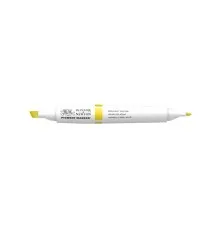 Маркер Winsor&Newton двосторонній Pigment marker (055) Блискучий Жовтий (884955039724)