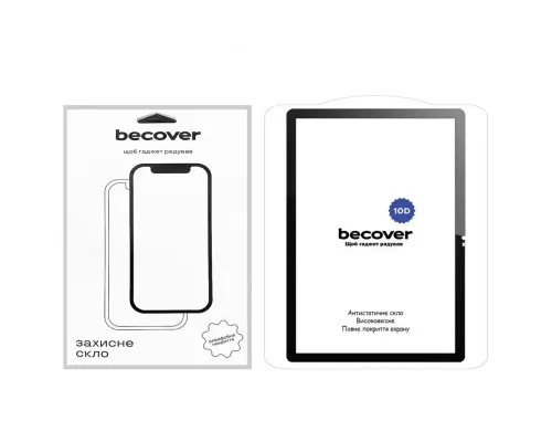 Скло захисне BeCover 10D Lenovo Tab M10 (3rd Gen) TB-328F 10.1 Black (710577)