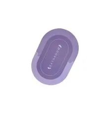 Килимок для ванної Stenson суперпоглинаючий 40 х 60 см овальний фіолетовий (R30939 violet)