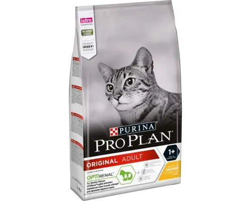 Сухой корм для кошек Purina Pro Plan Original Adult 1+ с курицей 1.5 кг (7613036505956)