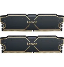 Модуль пам'яті для комп'ютера DDR5 32GB (2x16GB) 6000 MHz Thor Black Lexar (LD5U16G60C32LG-RGD)
