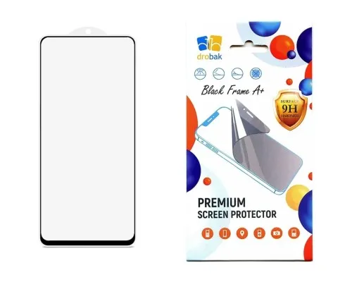 Скло захисне Drobak Google Pixel 8 Pro Black Frame A+ (535383)