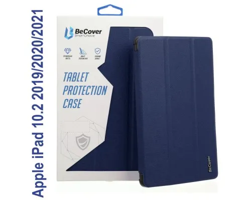 Чехол для планшета BeCover Tri Fold Hard Apple iPad 10.2 2019/2020/2021 Deep Blue (706865) (706865)