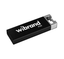 USB флеш накопичувач Wibrand 4GB Chameleon Black USB 2.0 (WI2.0/CH4U6B)