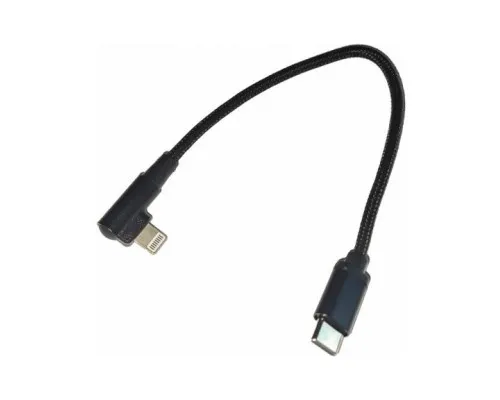 Дата кабель USB-C to Lightning 0,2m angle Cablexpert (CC-USB2-CMLML-0.2M)